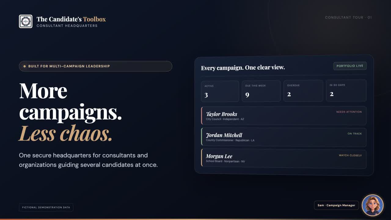 Consultant Headquarters demo preview